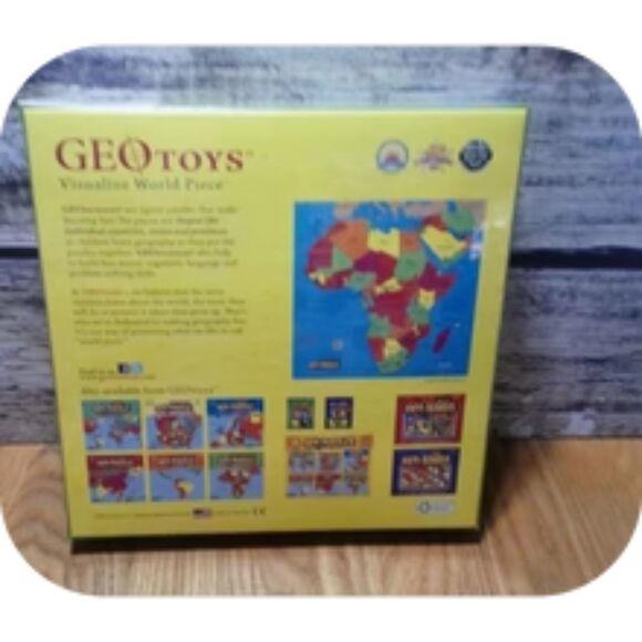 GeoPuzzle Africa and Middle East 65 Piece Geography Jigsaw Puzzle Ages 4 and up - Picture 6 of 6